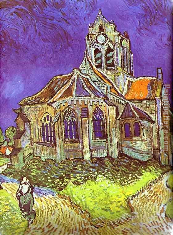 The Church in Auvers painting - Vincent van Gogh The Church in Auvers art painting